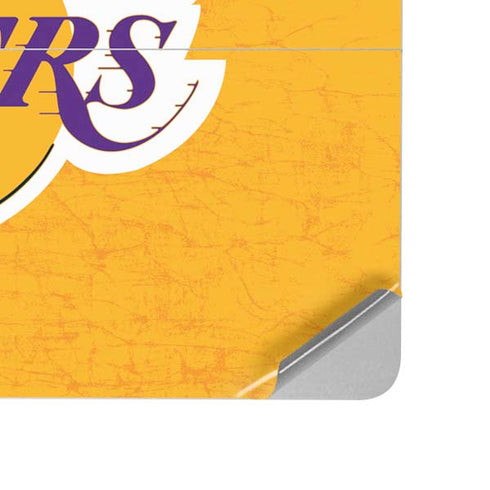 NBA Los Angeles Lakers Distressed Surface Laptop Studio Skin